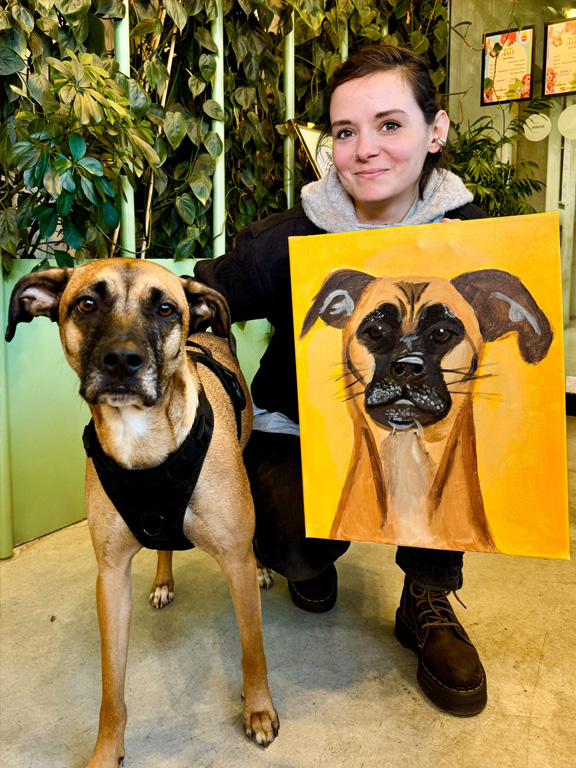 paint your pet - atelier peinture paris peinture animal